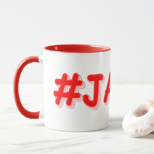 Mug "#JAPAN" Joli Design. Commandez dès maintenant  (Avec donut)