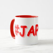 Mug "#JAPAN" Joli Design. Commandez dès maintenant  (Devant gauche)