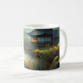 Mug Japan Lac Oiseau 1 - Toile (Devant droit)