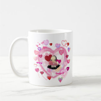 Mug Japanese maid / Heart-heart-heart / magcup
