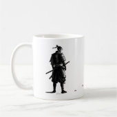 Mug Japanese Samurai × Sakura Ink Art (Gauche)