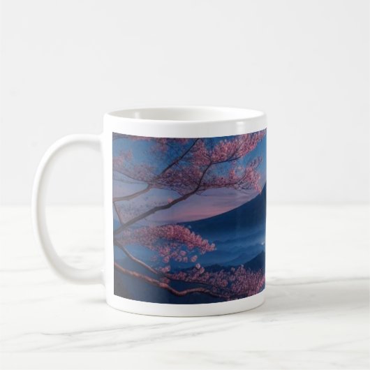 Mug Japanese Traditional Fujiyama Sakura (Gauche)