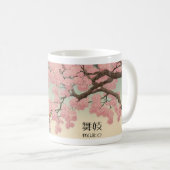 Mug Japanese Traditional Maiko Sakura  (Devant droit)