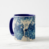 Mug Japanese Ukiyo-e – Utagawa Kuniyoshi – Custom Text (Devant gauche)