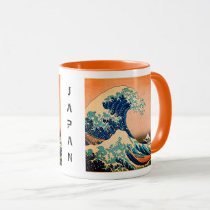 Mug Japon - Art japonais (Grande vague au large de Kan