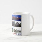 Mug Japon - I Love - Mosaic - (Devant droit)