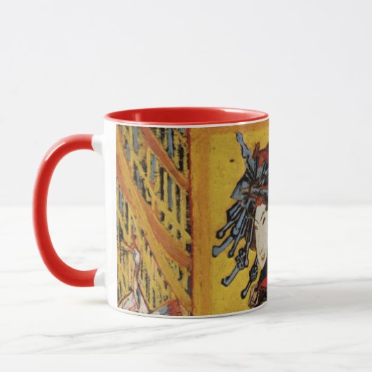 Mug Japonais Courtesan Oiran par Vincent van Gogh (Gauche)