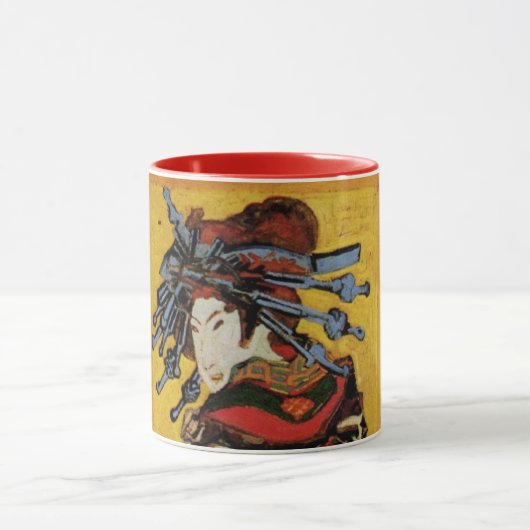 Mug Japonais Courtesan Oiran par Vincent van Gogh (Centre)