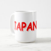 Mug "JAPONAIS" Joli Design. Commandez dès maintenant  (Devant gauche)