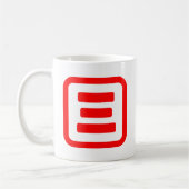 Mug Japonais Numéro trois 三 (Gauche)