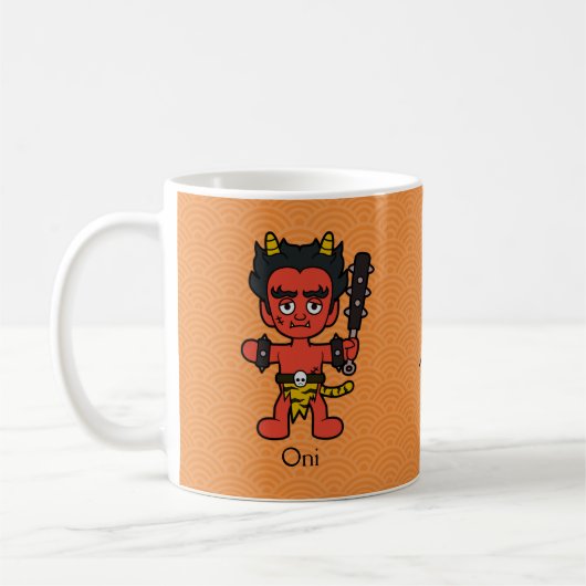 Mug Japonais Oni : Cartoon Yokai (Gauche)
