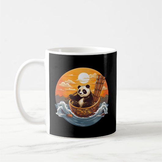 Mug Japonais Panda Sushi Bowl Serene (Gauche)