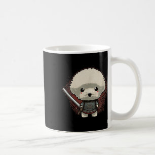 Mug Japonais Samurai Chien Tattoo, Vintage Kawaii Ninj