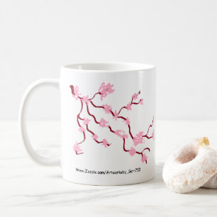 Mug /Japonaise Fleur de cerisier rose