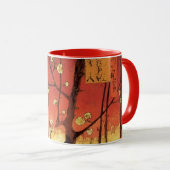 Mug Japonisme : Arbre à prune fleuri par Vincent van G (Devant droit)