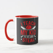 Mug J'apprends à mon enfant à frapper et à voler (Gauche)