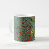 Mug Jardin agricole de Klimt avec tournesols (Devant gauche)