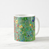 Mug Jardin Agricole Gustav Klimt Avec Peinture De Fleu (Devant droit)