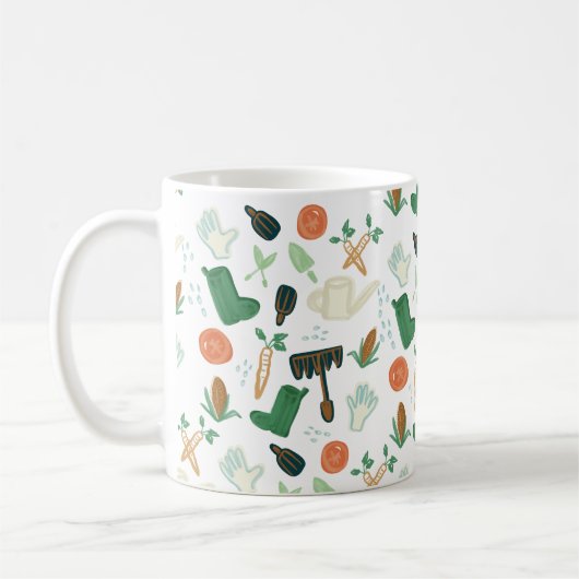 Mug Jardin aquarelle (Gauche)