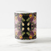 Mug Jardin Art Nouveau de Pansies (Centre)