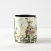 Mug Jardin asiatique avec femme et animaux (Centre)
