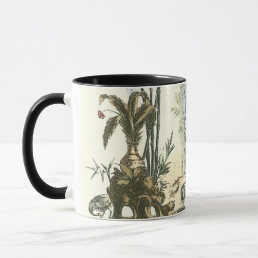 Mug Jardin asiatique avec femme et animaux (Gauche)