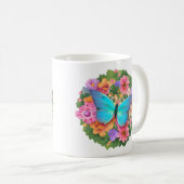Mug Jardin aux fleurs de papillons (Devant droit)