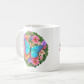 Mug Jardin aux fleurs de papillons (Devant gauche)