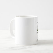 MUG JARDIN BLANC DE LA FERME VINTAGE MODERNE (Devant gauche)