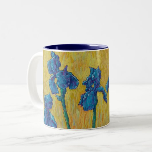 Mug - Jardin bleu Iris (Devant gauche)