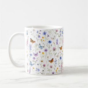 Mug Jardin botanique de la nature des fleurs sauvages 