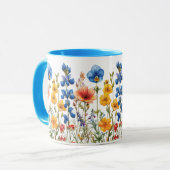 Mug Jardin botanique fleur sauvage (Devant gauche)