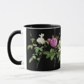 Mug Jardin botanique fleuri rose-blanc (Gauche)