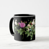 Mug Jardin botanique fleuri rose-blanc (Devant gauche)