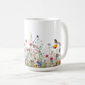 Mug Jardin Botanique Papillon Fleur de la Patte (Devant droit)
