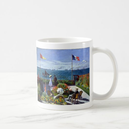 Mug Jardin chez Sainte-Adresse par Claude Monet (Droite)
