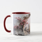 Mug Jardin chinois et cerisier Fleur de céramique café (Gauche)