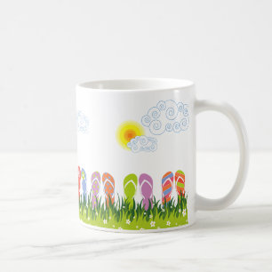 Mug Jardin coloré d'amusement de bascules