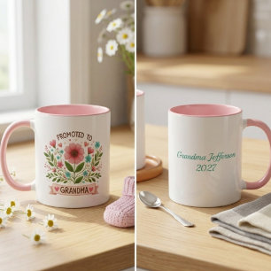 Mug Jardin Cottagecore de Fête des Mères aux Fleurs Sa