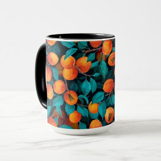 Mug Jardin d'abricot 2 (Devant gauche)