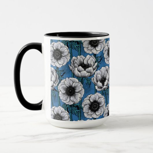 Mug Jardin d'anémone blanc (Gauche)