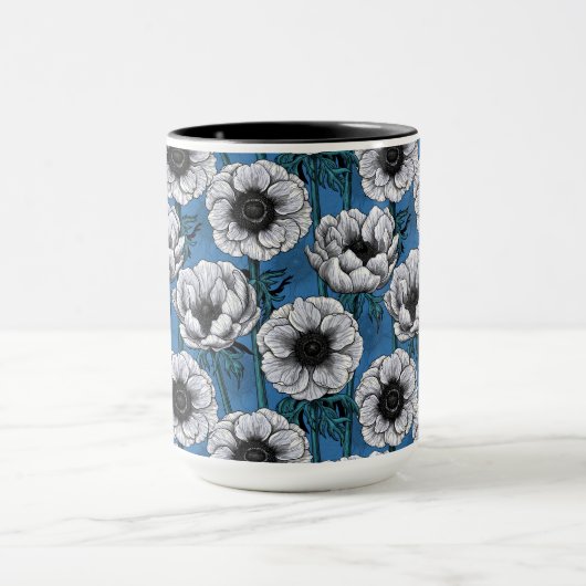 Mug Jardin d'anémone blanc (Centre)