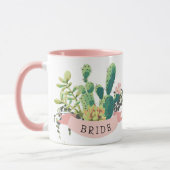 Mug Jardin de Cactus du désert | Dame Plante | Musique (Gauche)