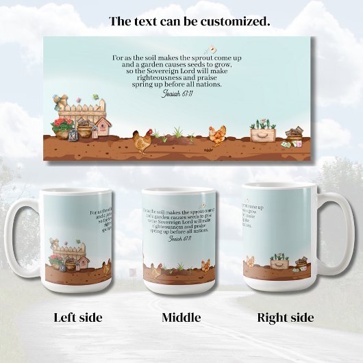 Mug Jardin de campagne bénédictions
