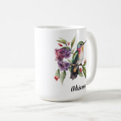 Mug Jardin de colibris Fleurs Printemps (Devant droit)