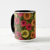 Mug Jardin de Dahlia (Devant gauche)