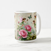 Mug Jardin de fées florales enchantées (Devant droit)