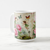 Mug Jardin de fées florales enchantées (Devant gauche)
