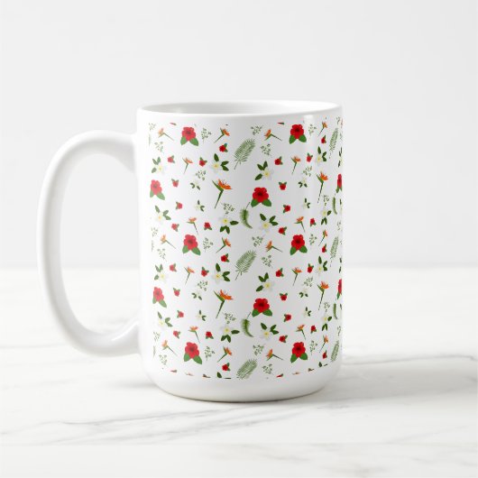 Mug Jardin de fleurs (Gauche)
