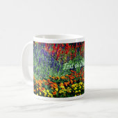 Mug Jardin de fleurs Beauté personnalisée (Devant gauche)
